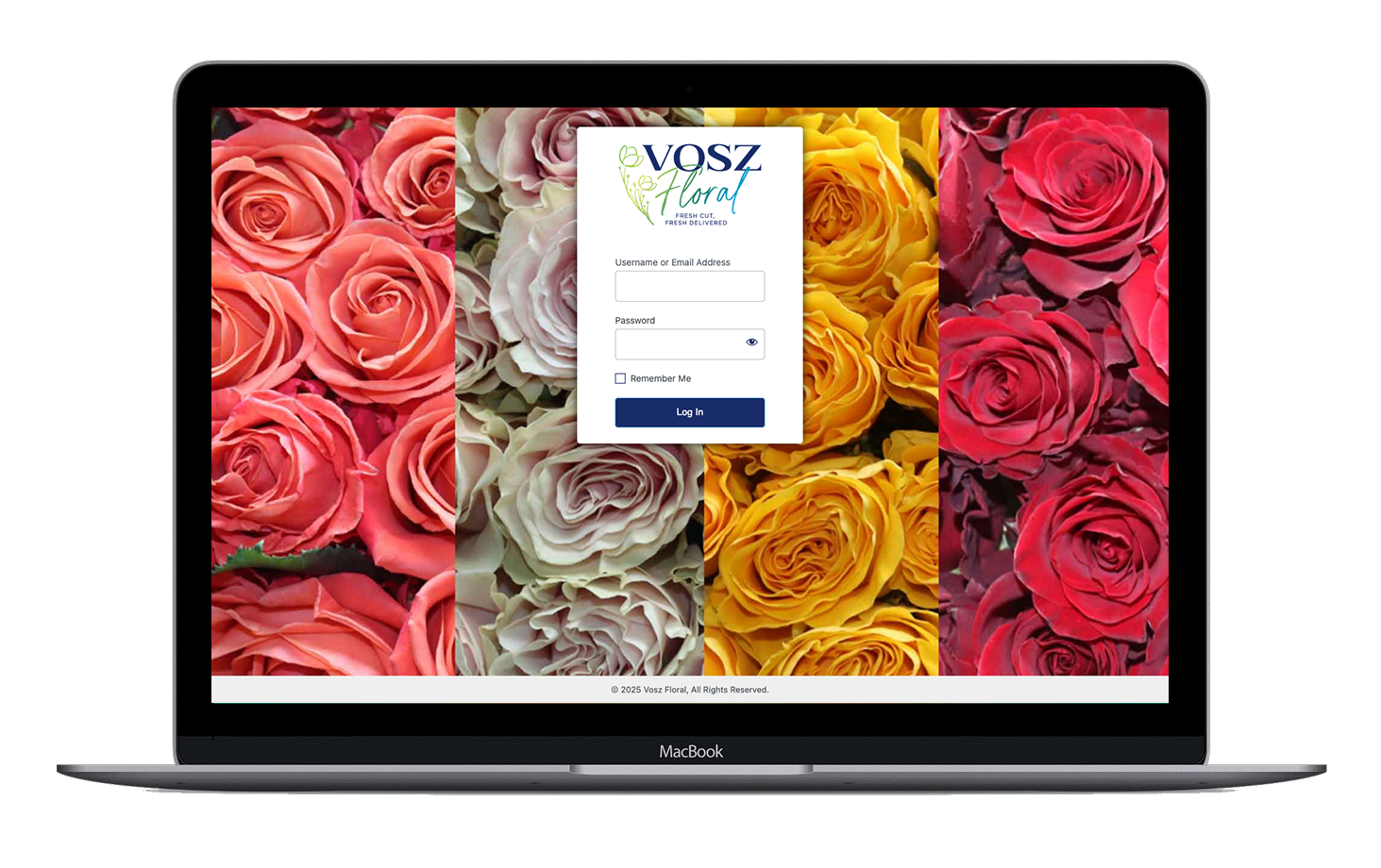 Sitio web WordPress para Vosz Floral