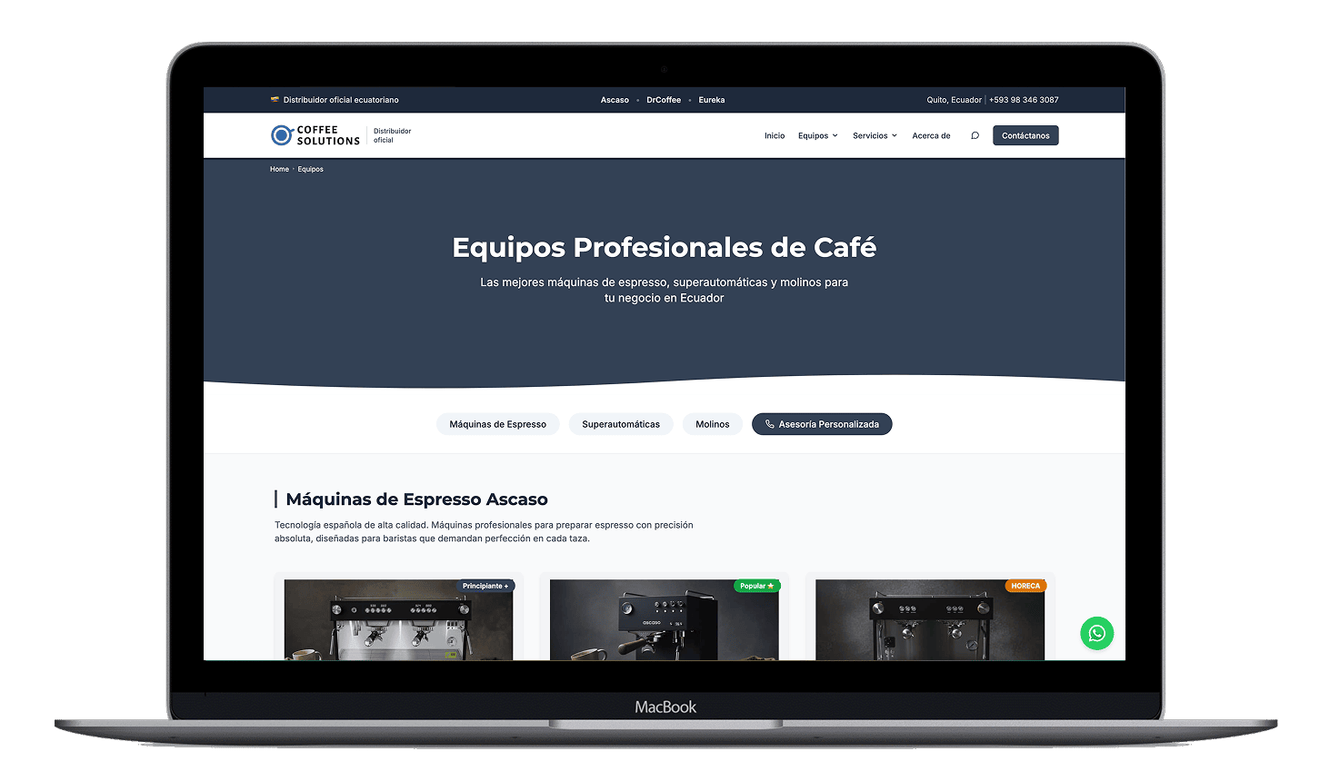 Coffee Solutions - Integrated Platform